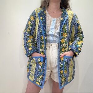 Floral Reversible Quilted Jacket